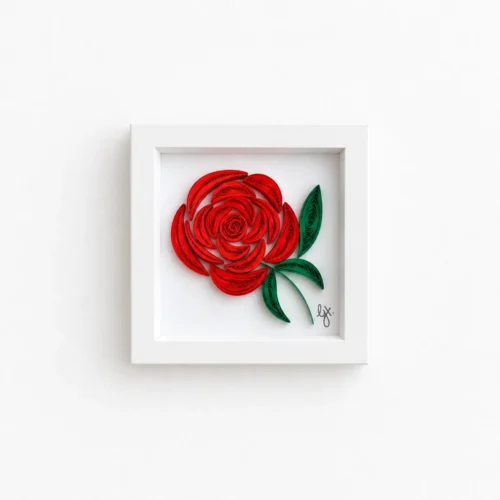 Flowers – Minimal Red Rose