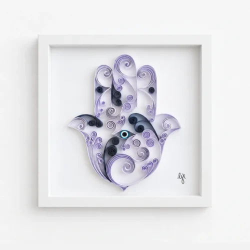 Hand of Protection – White & Navy