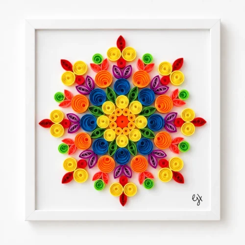 Quilled Mandalas – Rainbow